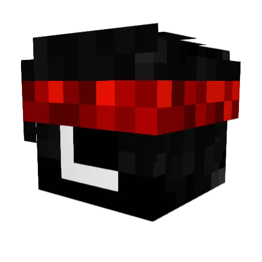 rit0tku Minecraft avatar head, 3D render
