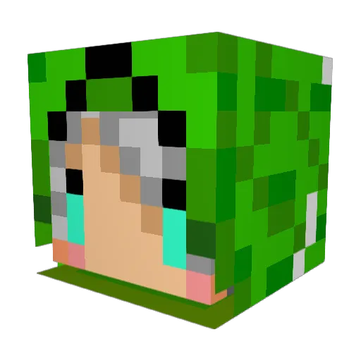 ritango Minecraft avatar head, 3D render