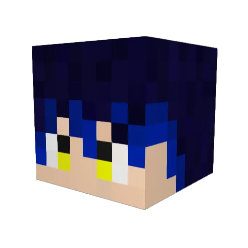 ritao1357 Minecraft avatar head, 3D render