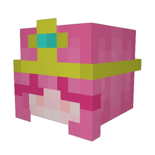 ritazag Minecraft avatar head, 3D render