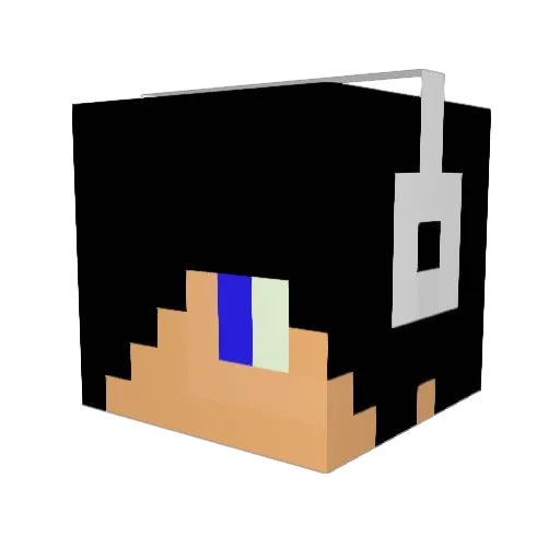 ritchiesgamertag Minecraft avatar head, 3D render