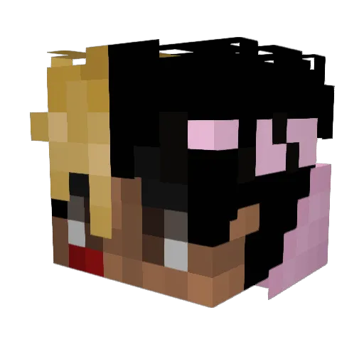 ritchthekid Minecraft avatar head, 3D render