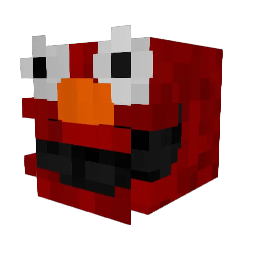 ritelia Minecraft avatar head, 3D render