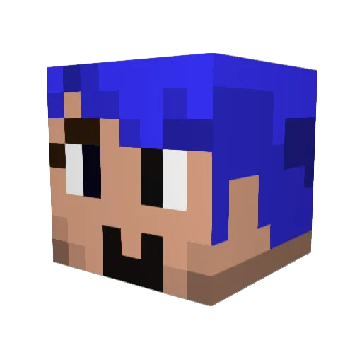 rito0224 Minecraft avatar head, 3D render