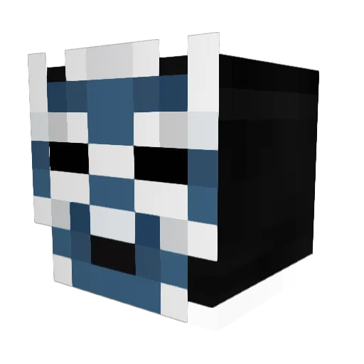 ritonerfkatarina Minecraft avatar head, 3D render