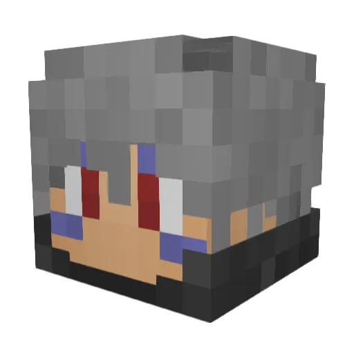 ritoooooooooooo Minecraft avatar head, 3D render