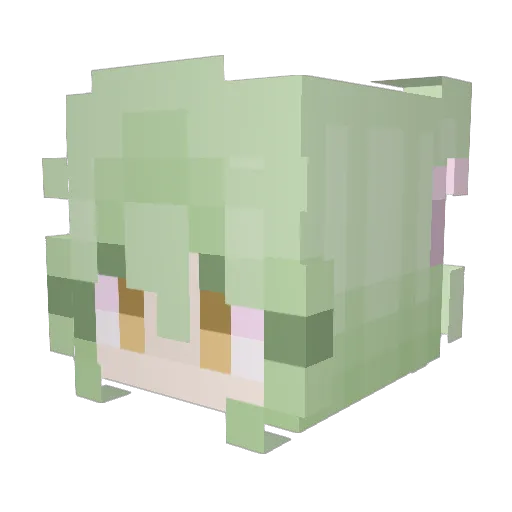 rityp Minecraft avatar head, 3D render