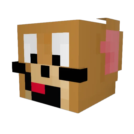 riuu0626 Minecraft avatar head, 3D render