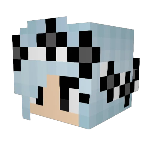 rivatha11 Minecraft avatar head, 3D render