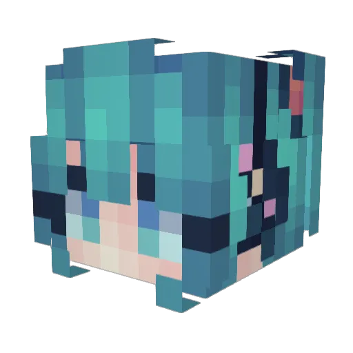 rivenndell Minecraft avatar head, 3D render