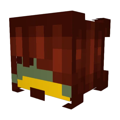 river10 Minecraft avatar head, 3D render