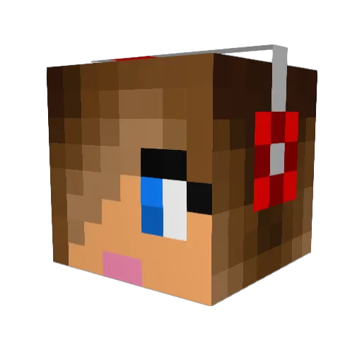 river601 Minecraft avatar head, 3D render