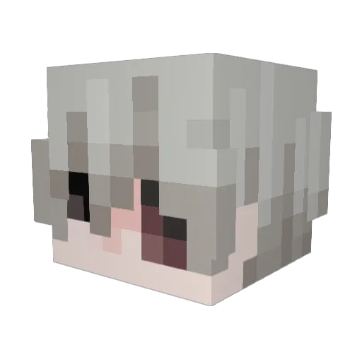 rivera69 Minecraft avatar head, 3D render