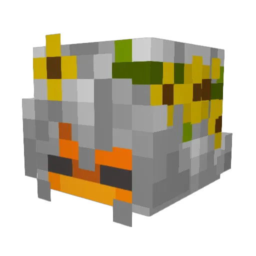 riverol Minecraft avatar head, 3D render