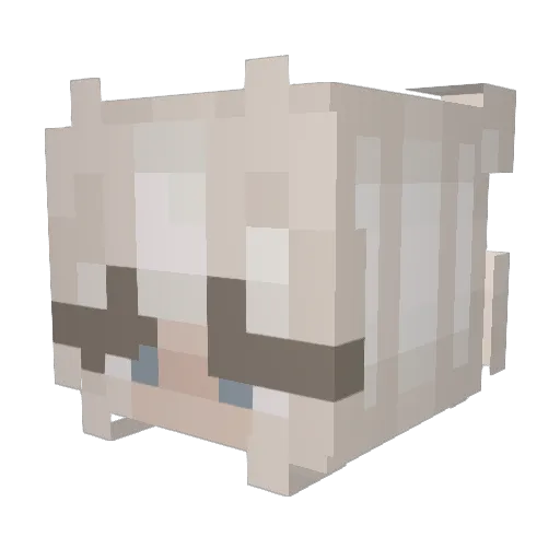 riverpixie666 Minecraft avatar head, 3D render