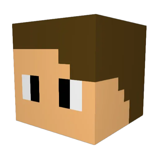 riverstorm123 Minecraft avatar head, 3D render