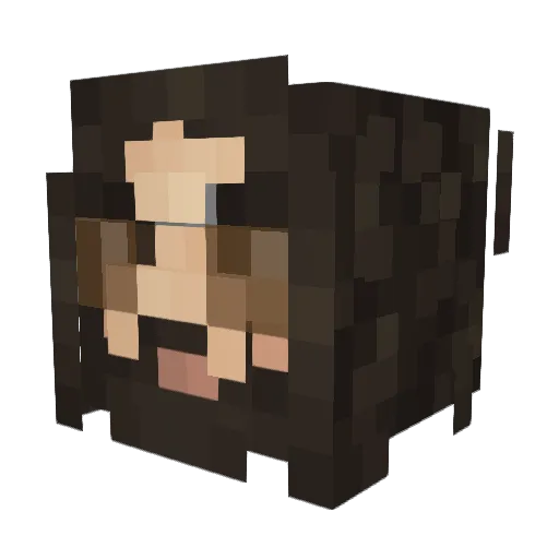 rivertaff Minecraft avatar head, 3D render