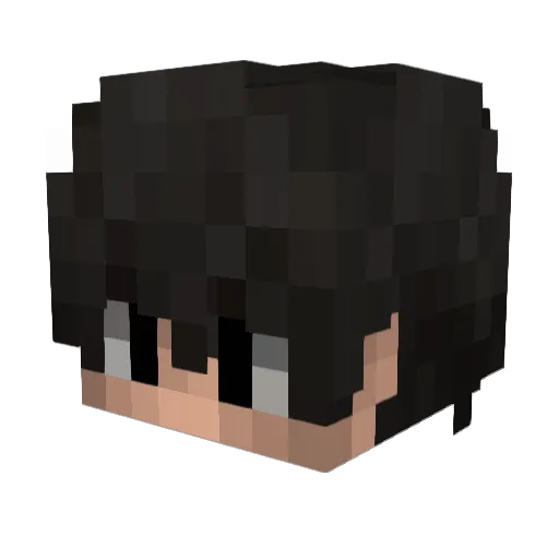 rivise__ Minecraft avatar head, 3D render