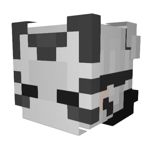rivrane Minecraft avatar head, 3D render