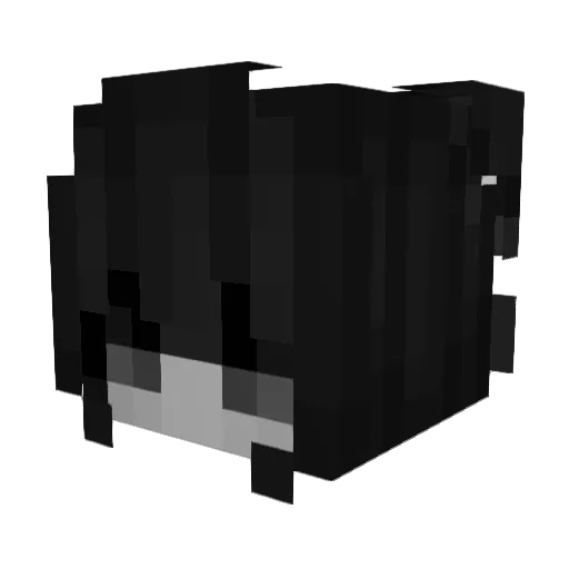 riyonaru Minecraft avatar head, 3D render