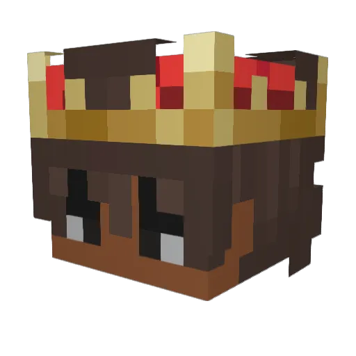 riyray1 Minecraft avatar head, 3D render