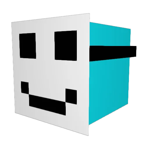 riz_kun Minecraft avatar head, 3D render
