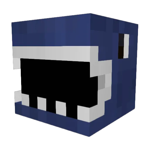 riz_z Minecraft avatar head, 3D render
