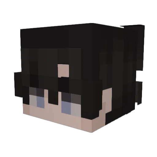 rizzgar Minecraft avatar head, 3D render