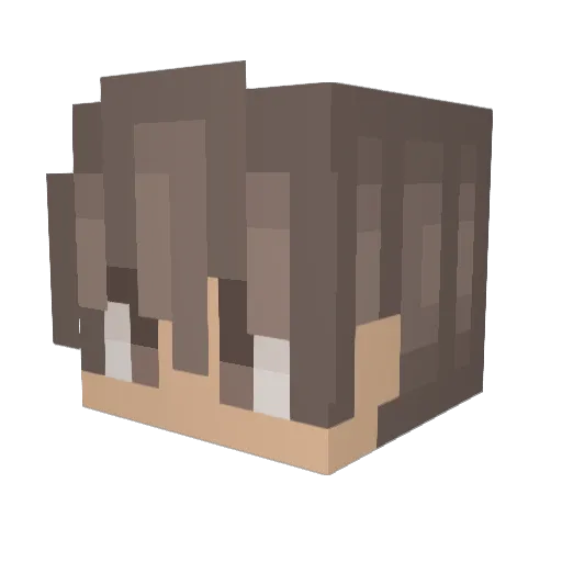 rizzy4 Minecraft avatar head, 3D render