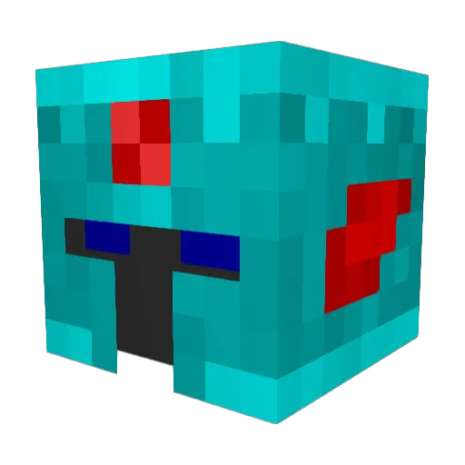 rj209 Minecraft avatar head, 3D render