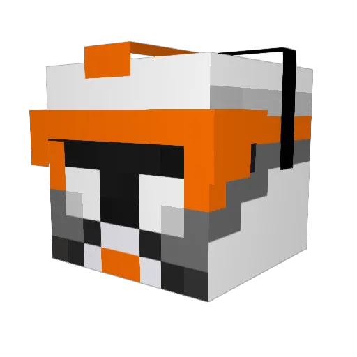 rj2142 Minecraft avatar head, 3D render