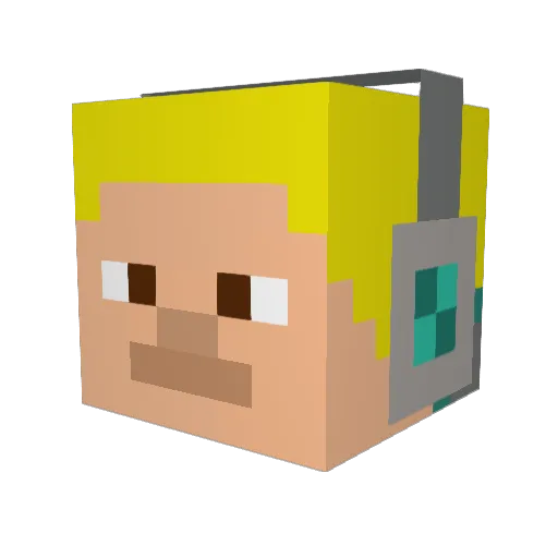 rjboer22 Minecraft avatar head, 3D render