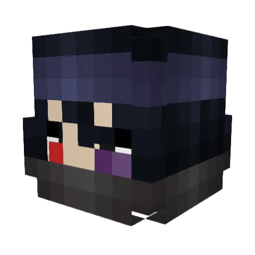 rjmadrid Minecraft avatar head, 3D render