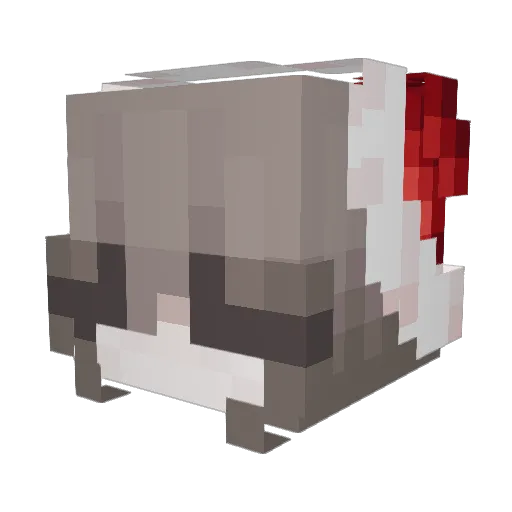 rjno Minecraft avatar head, 3D render