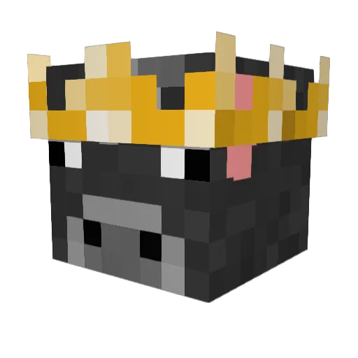 rk_lightning Minecraft avatar head, 3D render