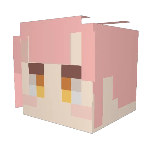 rkdals0319 Minecraft avatar head, 3D render
