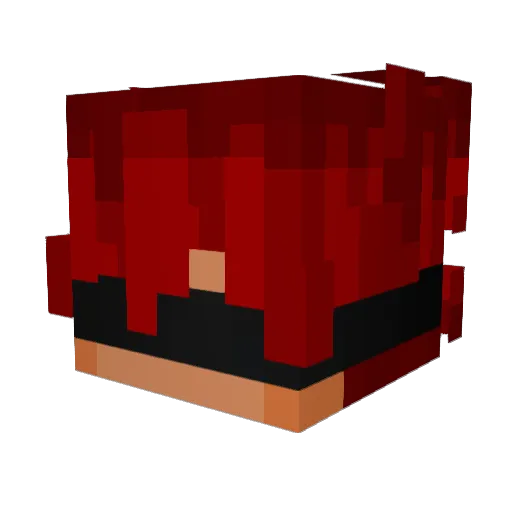 rkillar Minecraft avatar head, 3D render