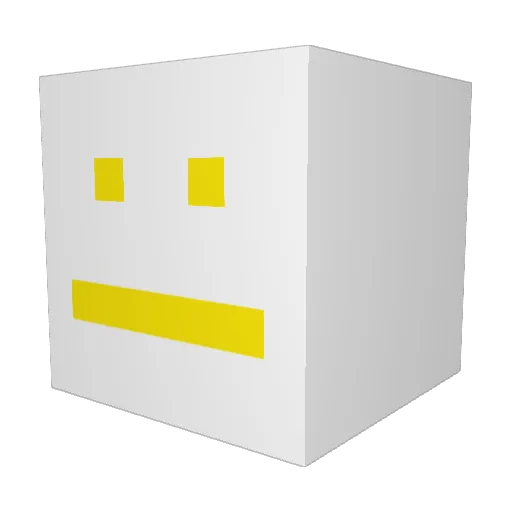 rkitekt Minecraft avatar head, 3D render