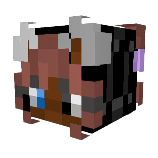 rkocoolingoff Minecraft avatar head, 3D render
