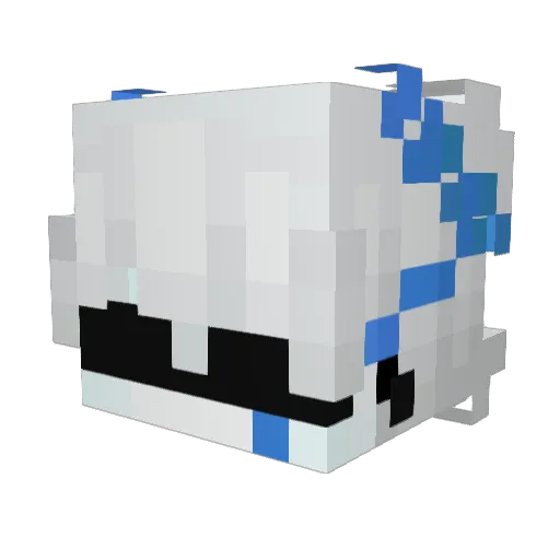 rkoyful Minecraft avatar head, 3D render