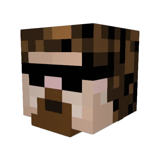 rkranitz Minecraft avatar head, 3D render