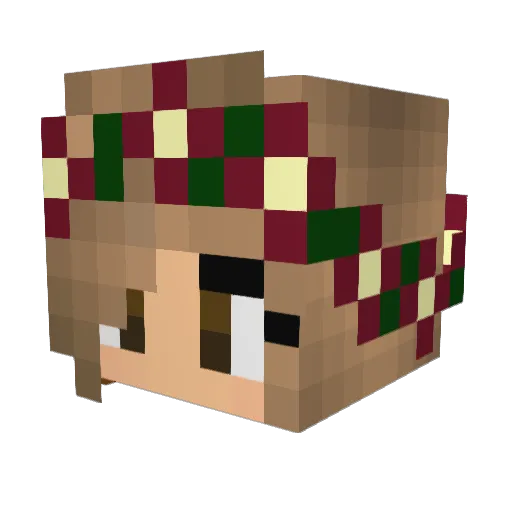 rkruger95 Minecraft avatar head, 3D render
