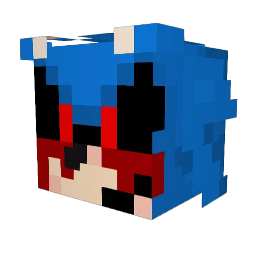 rktfpahs Minecraft avatar head, 3D render