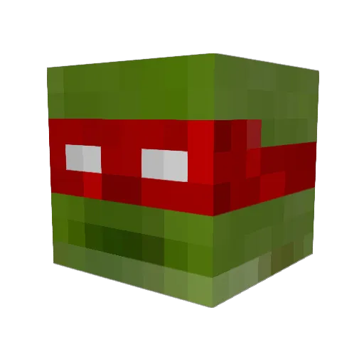 rkvtta Minecraft avatar head, 3D render