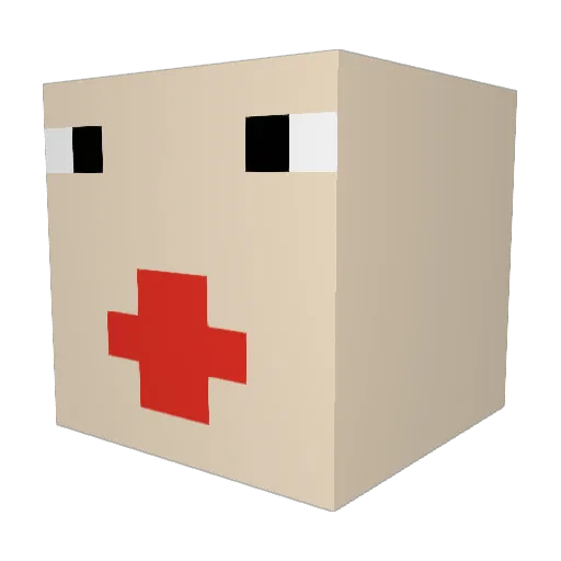 rladbcks99 Minecraft avatar head, 3D render
