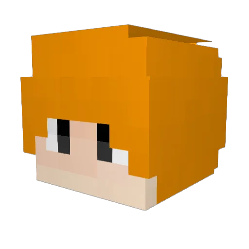 rlaehd123 Minecraft avatar head, 3D render