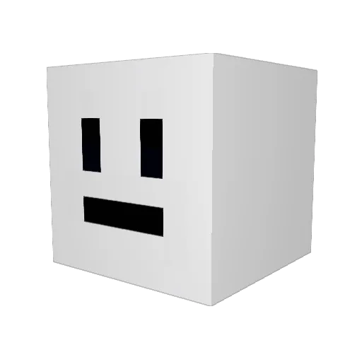 rlagkstoa Minecraft avatar head, 3D render
