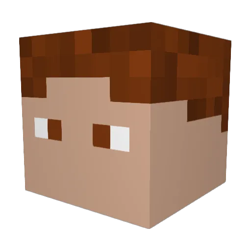 rlarlgns725 Minecraft avatar head, 3D render