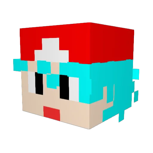 rlatkdfla00 Minecraft avatar head, 3D render