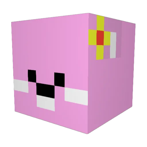 rlatldhs2011 Minecraft avatar head, 3D render